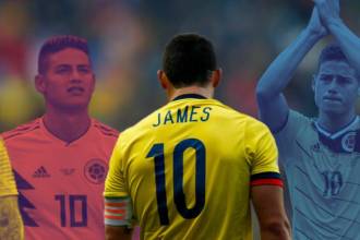James Rodríguez en sus diferentes participaciones con la Selección Colombia. FOTOS: COLPRENSA