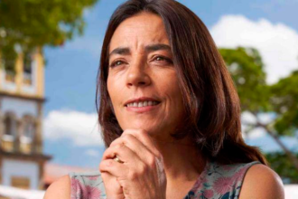 Sandra Reyes en uno de sus últimos personajes: doña Aracelly en ‘Rigo’. /FOTO: RCN 