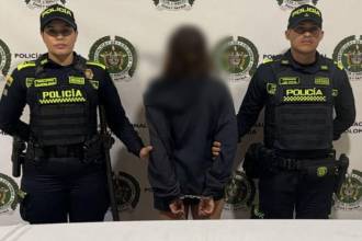 La mujer capturada por el asesinato del marido tiene 27 años y es oriunda de Corozal, Sucre. FOTO: POLICÍA NACIONAL