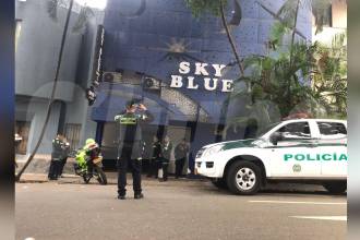 Tras el crimen, la Policía estuvo en el sitio recolectando información para la investigación. FOTO: LAURA ROSA JIMÉNEZ VALENCIA