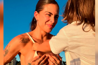 Siempre que compartía contenido de Kai era de espaldas o medio lado. /FOTO: INSTAGRAM @greeicy