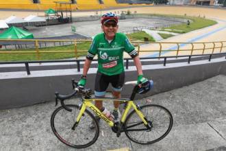 La leyenda del ciclismo colombiano Martín Emiliano Rodríguez. FOTO: ARCHIVO - MANUEL SALDARRIAGA