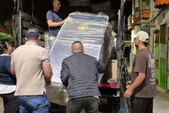 Entrega de ayudas a las familias que sufrieron las afectaciones. /FOTO: CORTESÍA DAGRAN