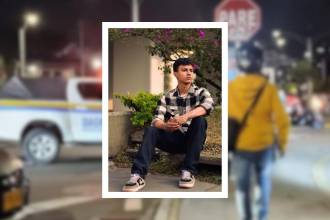 Lugar donde ocurrió el accidente. /FOTOS: FONDO (CORTESÍA) y FOTO DETALLE EMANNUEL (CORTESÍA)