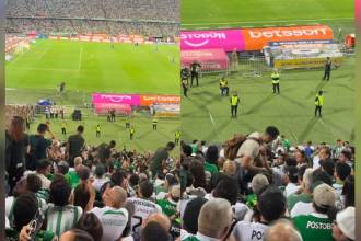 Llegada de los jugadores y delegación de Chapecoense a las gradas del Atanasio Girardot de Medellín. FOTOS: CAPTURAS DE VIDEO IG CHAPECOENSEREAL