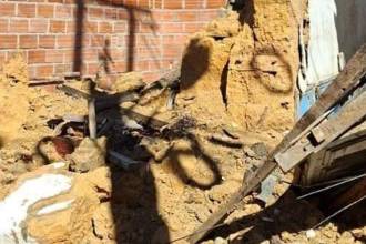 Afectación en Sonsón tras el terremoto. FOTO: GOBERNACIÓN DE ANTIOQUIA