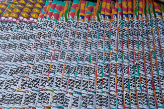 Venta de lotería en Medellín. /FOTO: ARCHIVO