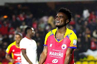 Andrey Estupiñán del Pasto, goleador de la Liga, debería ser al menos el llamado por la liga local para la Selección Colombia. FOTO: COLPRENSA