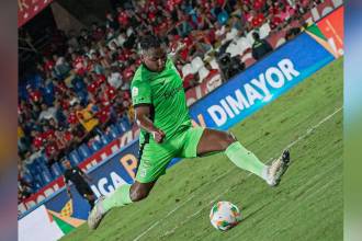 Alfredo Morelos anotó el gol de Nacional. /FOTO: ATLÉTICO NACIONAL