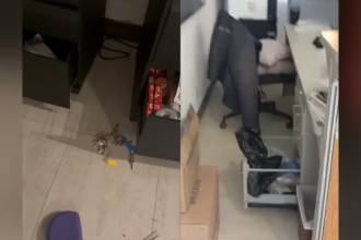Robo a sede administrativa de Águilas Doradas. FOTO: @AGUILASDORADASR