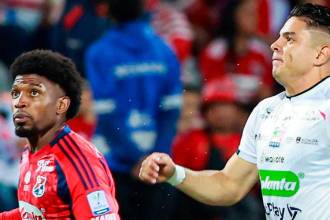 Medellín y Once Caldas aún no tienen sus cupos asegurados por completo, pero el DIM es poco probable que sea eliminado. / FOTO: MANUEL SALDARRIAGA. 