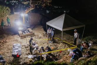 Las labores de búsqueda en La Escombrera, ubicada en San Javier, se han realizado por más de un año, entre cierres y polémicas por falta de presupuesto. /FOTO: CORTESÍA