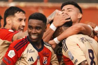 El Independiente Medellín consiguió su primera victoria en la Liga. FOTO: DIM