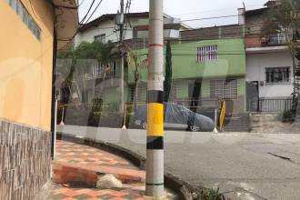 Este es el cruce de la calle 86 con la carrera 51B, donde ocurrió el crimen de César David García Cardona. FOTO: LAURA ROSA JIMÉNEZ VALENCIA