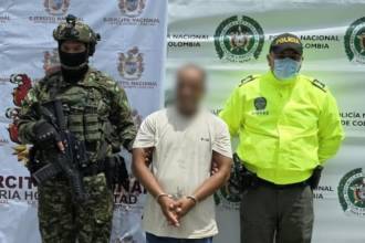 Captura de alias Paisa, requerido en extradición. FOTO: DIJIN 