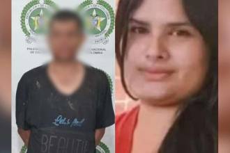 Héctor Fabián Salas Vanegas fue capturado por el asesinato de Yenifer Paola Salas Vanegas, su sobrina. /FOTOS: POLICÍA NACIONAL Y REDES SOCIALES