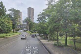 Cierre en Los Balsos complica la movilidad en El Poblado. / FOTO: GOOGLE