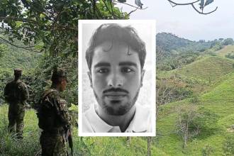 Ejército haciendo presencia en zona rural. FOTOS: CORTESÍA EJÉRCITO NACIONAL (FONDO) Y TOMADA DE FUNDACIÓN PARA LA LIBERTAD DE PRENSA (Flip)