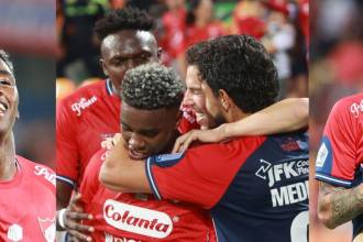 Un nuevo triunfo consiguió el Poderoso en la Liga gracias a los goles de John Montaño (izq.) y Agustín Martegani (der.). FOTOS: MANUEL SALDARRIAGA