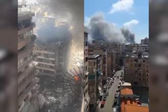 Los ataques golpearon zona central de Beirut, capital de Líbano. FOTO: @ALERTANEWS24 @MILENIO