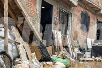 Así quedó una de las viviendas afectadas por las inundaciones en la vereda La Verde. FOTO: SINDY VALLE