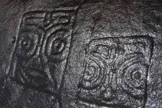 Petroglifos de las veredas El Rayo, El Encanto y Otrabanda, en el municipio de Támesis. FOTO: ALBA NELLY GÓMEZ GARCÍA 