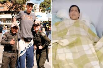 Él es Asdrúbal Herrera Mora, el hombre más alto de Colombia. FOTOS: TOMADAS DE FACEBOOK EL GIGANTE ASDRUBAL