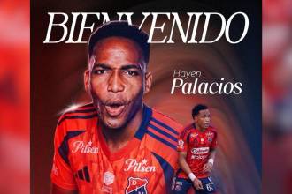 Hayen Palacios, nuevo jugador del DIM. FOTO: DIM