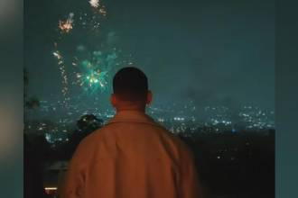 Daddy Yankee vino a Medellín para el concierto de J Balvin y se quedó para la alborada. FOTO: TOMADA DE VIDEO