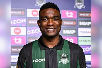 Jhon Córdoba marcó cuatro goles en Rusia. FOTO: @FCKRASNODAR