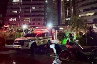 La emergencia de este incendio estructural fue atendida inmediatamente por el Cuerpo de Bomberos de Medellín y el Dagrd. FOTOS: CORTESÍA ALCALDÍA DE MEDELLÍN