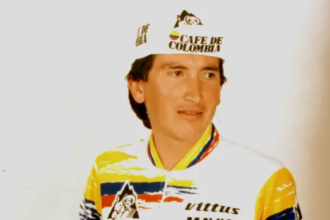 Luis Alberto Herrera Herrera en sus tiempos de ciclista. /FOTO: COLPRENSA 