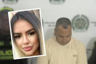 Maria Camila Díaz (detalle) colombiana desaparecida en México hace 13 meses y Edgar Taborda, señalado coordinador de red de trata de personas entre Colombia y México. FOTO: REDES SOCIALES Y NOTICIAS CARACOL