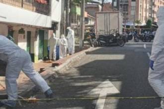 Accidente en el barrio Cabañas de Bello. FOTO: CORTESÍA DENUNCIAS ANTIOQUIA