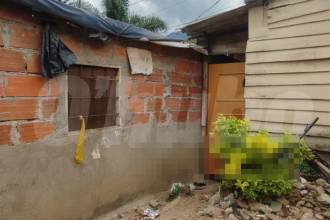 En esta casa habría ocurrido el asesinato. FOTO: ANDRÉS GARCÍA