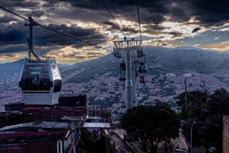 Metrocable de Medellín. FOTO: CORTESÍA ALCALDÍA