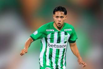 Kevin Parra, jugador de Atlético Nacional. FOTO: ARCHIVO - CAMILO SUÁREZ