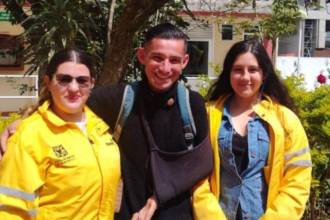 Jonathan Julián Vergara pasó de la calle a ser el mejor de Bogotá en las pruebas Icfes en educación flexible. /FOTO: ALCALDÍA DE BOGOTÁ