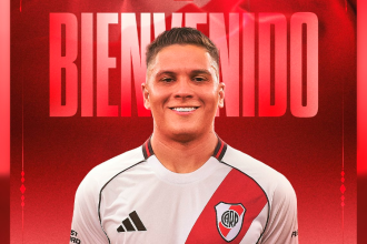 Juan Fernando Quintero firmó un contrato hasta diciembre de 2027. /FOTO: X @RiverPlate