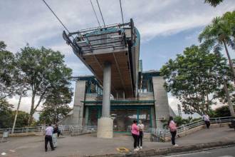 La estación Popular de la línea K del metrocable será una de las que tendrá cierre por esta suspensión del servicio. /FOTO: ARCHIVO – ESNEIDER GUTIÉRREZ