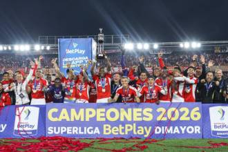 Independiente Santa Fe campeón de la Superliga 2026. FOTO: INDEPENDIENTE SANTA FE 