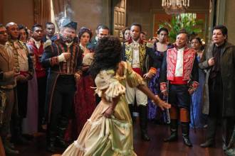 Esta es la escena de la película sobre el almirante Padilla en la que aparece el presidente Gustavo Petro. FOTO: RED SOCIAL X @PETROGUSTAVO