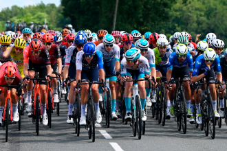 El recorrido se caracterizó por su terreno llano, etapa perfecta para los velocistas. / FOTO: MOVISTAR TEAM