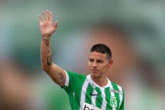James Rodríguez, jugador de Atlético Nacional. FOTO: CAMILO SUÁREZ