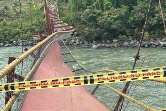 Autoridades investigan si se trató de un sabotaje o de errores en su construcción. FOTO: FACEBOOK LLORO STEREO 88.3 FM