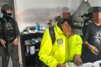 Los policías llegaron de sorpresa a los lugares que habían investigado. FOTO: POLICÍA NACIONAL