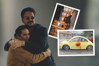 Pocho (izquierda) y Ricardo Arjona (derecha) se expresaron gratitud el uno al otro por todo lo que han vivido durante la carrera del artista. FOTOS: CAPTURA DE VIDEO FACEBOOK RICARDO ARJONA