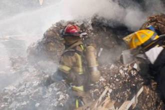 No se reportaron personas lesionadas; solo daños materiales. FOTO: BOMBEROS LA ESTRELLA