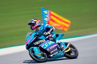 David Alonso es campeón mundial de Moto3. /FOTO: CAPTURA DE PANTALLA