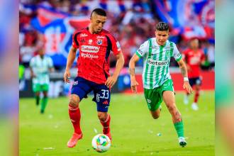 Daniel Londoño (izq.) reaparece en el DIM. Jorman Campuzano (der.) es clave en el Verde. /FOTO: CAMILO SUÁREZ